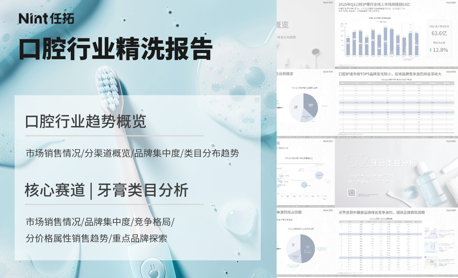 Nint任拓行业报告| 2025口腔护理精洗数据报告